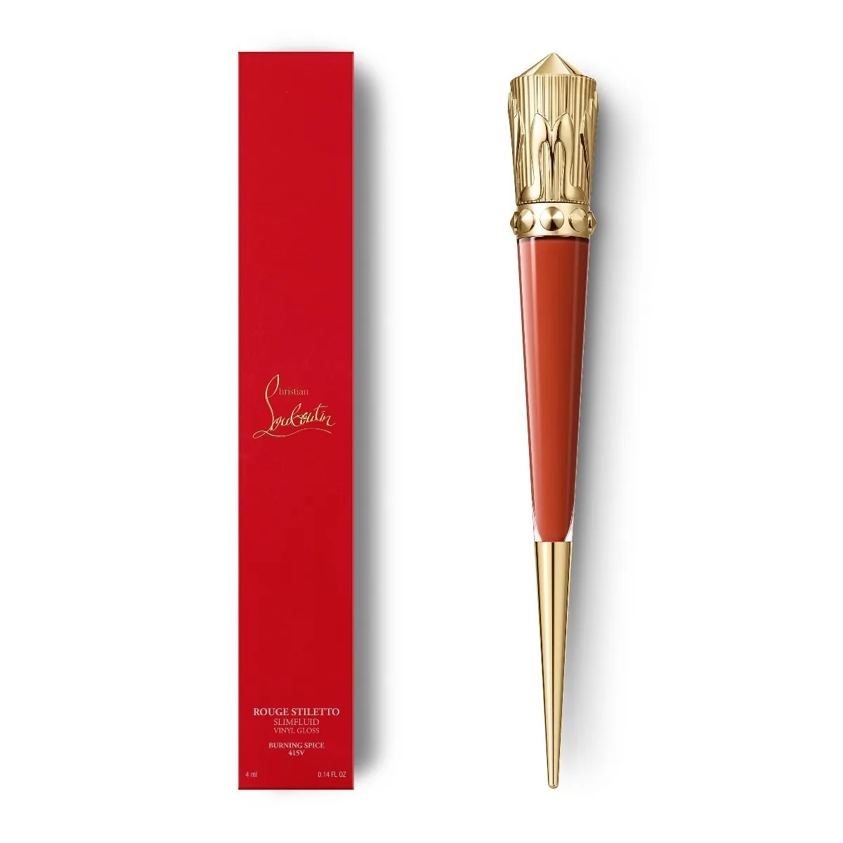 Christian Louboutin Rouge Stiletto Vinyl Gloss – Lip Gloss – Burning Spice 415V - Beauty - alternate view 9